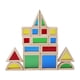 thumbnail image 4 of Juego De Bloques De Construcción De Madera, 17x, Regalos Del Día De San Valentín, Apilador Arcoíris De 2 Años, 4 of 5