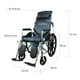 thumbnail image 5 of Silla De Ruedas Reclinable Con Inodoro Baño Integrado, 5 of 5