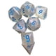 thumbnail image 2 of Dados Poliédricos Acrílicos Juguetes Ense?anza De Matemáticas Para Fiestas Juegos De Mesa Azul, 2 of 5