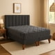 thumbnail image 3 of Cama Europea Somnia 2 Plazas + Respaldo Tubular Madera Lino, 3 of 8