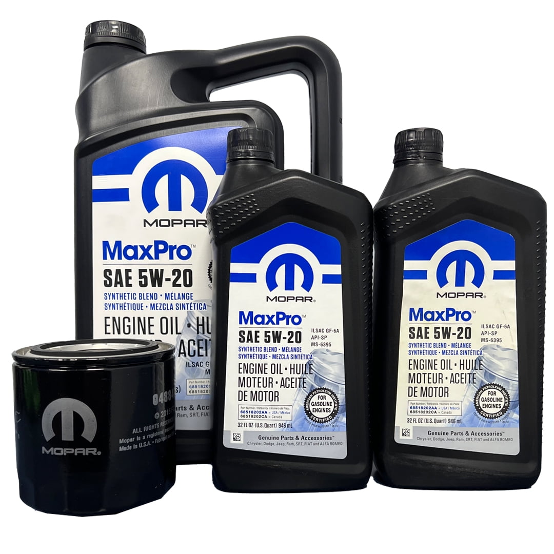 Mopar - Kit Filtro Aceite + Aceite Dodge Durango 5.7l 2007-2014