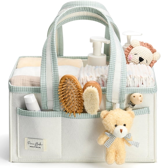 Organizador PeraBella para pañales 33 x 23 x 18 cm con asa