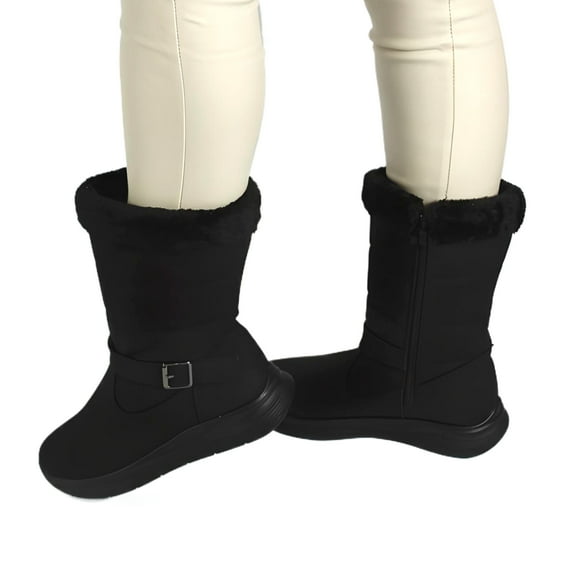 Bota de Mujer Invierno 10 Yassne Negro