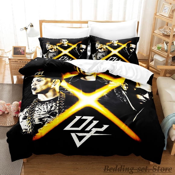 Daddy Yankee Bedding Set Bed Set Aldult Kid Bedroom Duvetcover Setsparure de lit