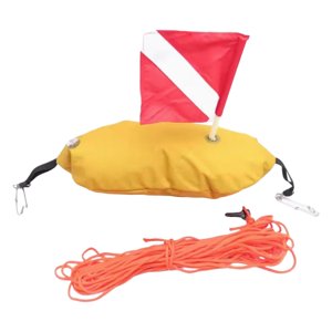 Magideal - Boya Marcadora De Buceo, Flotador De Señal, Boya Inflable Profesional Portátil, Boya De Descenso Para Nadar, Deportes Subacuáticos, Pesca Submarina
