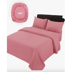 Riqui - Sabanas De 500 Hilos Rosa