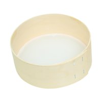 Magideal - Colador De Harina De Madera, Herramienta Para Hornear, De Grano De Madera Antiguo, Práctico Colador De Harina Redondo Para Restaurantes Y Forma A