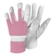 thumbnail image 2 of Guante De Cabritilla Rosa + Portaguantes Amarillo Talla M, 2 of 2