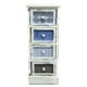 thumbnail image 1 of Mueble Vintage Con 4 Cajones En Tonos Azules - S0139, 1 of 2