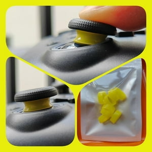 Genérico - Anillo Protector De Goma Compatible Con Asus Rog Ally/Steam Deck/Ps5/Ps4/Nintendo Switch Pro Controller - Accesorios De Protección De Agarre Duraderos-Amarillo