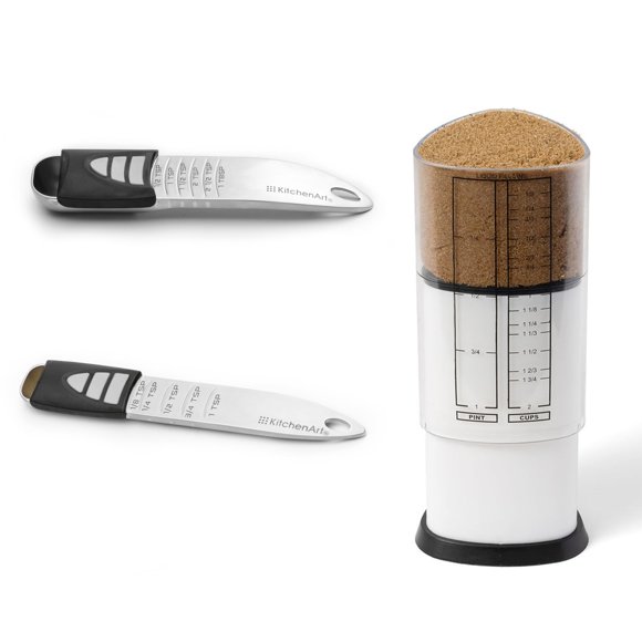 Juego de Medición Ajustable KitchenArt Cucharilla/Cucharada 2 Tazas