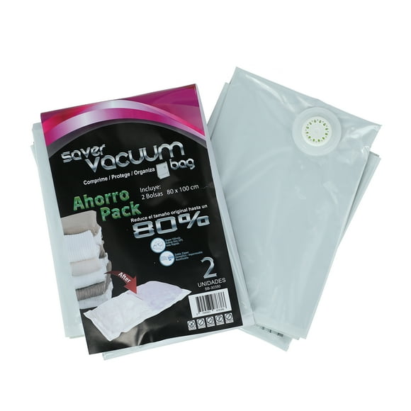 Pack 2 Bolsas Ahorra Espacio SVB 80 x 100 cm