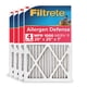 thumbnail image 1 of Filtro de aire Filtrete 20x25x1 MERV 11 MPR 1000, paquete de 4, 1 of 9