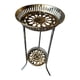 thumbnail image 1 of Pedestal Para Maceta Maceteros Metalico 2 Niveles Dorado Envejecido  81x34 Cm, 1 of 6