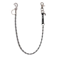 Magideal - Cadena De Cadera, Cadena Para Jeans, Accesorio De Hierro Con Cierre Seguro Para Mujeres, Hombres Y Adolescentes, Ropa De Club, Ropa De Diario, Estilo Cuero Negro