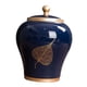 thumbnail image 2 of Tarro De Jengibre De Porcelana De Estilo Chino Tarro De Almacenamiento Florero De Cerámica Decorativo Azul, 2 of 3