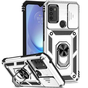 Estuche Gangxun Para Motorola Moto G50, Soporte Giratorio 360°, Estilo Mecánico Y Magnético