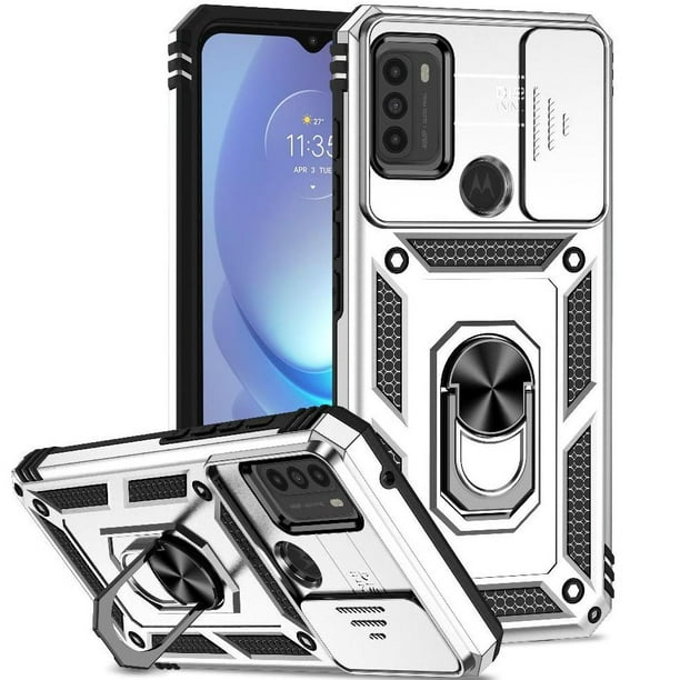 Estuche GANGXUN para Motorola Moto G50, soporte giratorio 360°, estilo mecánico y magnético