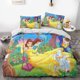 thumbnail image 1 of Cartoon Princess Theme 3 Piece Duvet Cover Bedding Set with 1 Duvet Cover + 2 Pillow Cases, 1 of 5