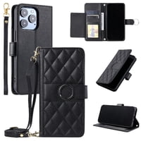 Funda Tipo Billetera Foxdock Para Iphone 15 Pro – Tapa Abatible Con Correa Para Mujer