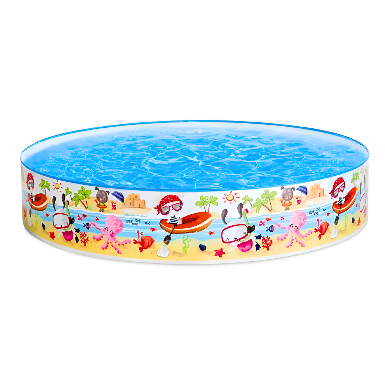 Telotenemos - Piscina Redonda Para Niños 152 X 25 Cm Rígida Multicolor