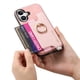 thumbnail image 2 of Funda Magnética Para Iphone 16 Plus Con Billetera Y Anillo Protector Resistente Rosa, 2 of 6
