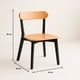thumbnail image 4 of Silla Fresno de Madera - Negra, 4 of 7