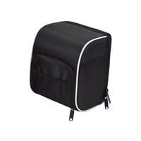 Xusx111 - Bolsas De Manillar De Bicicleta De Bicicleta De Bicicleta Cestas Delanteras Negro Con Cubierta De Lluvia, Para Y Bicicletas Plegables Fáciles De Instalar Para Lo Esencial