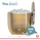 thumbnail image 2 of Cubo Snowfox 7 L Dorado Brillante Aislado con Cuchara, 2 of 5