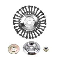 Ioensy - Cepillo Giratorio De Alambre, Cabezal De Corte, Alambre De Acero Giratorio, Cabezal De Cepillo Para Malas Hierbas Para Pavimentación, 6 Pulgadas, 3 Kits