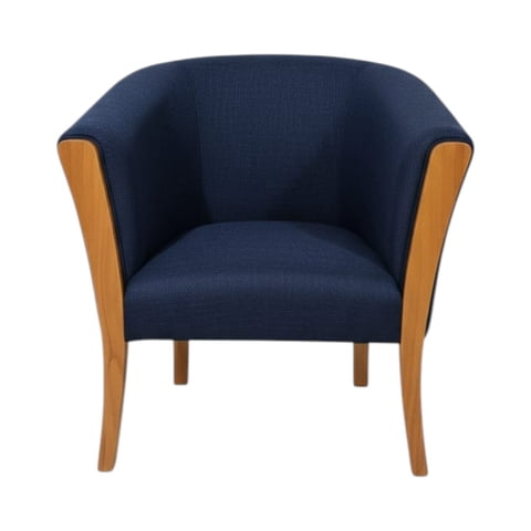 Diseños Valestrini - Sitial Esmeralda Lino Azul