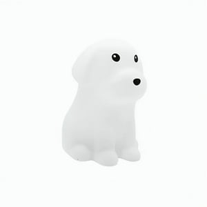 Genérico - Lámpara De Noche De Silicona Led Rgb Squishy Perrito