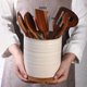 thumbnail image 5 of Soporte para utensilios de cocina DOWAN, giratorio 360°, extra grande, blanco, 5 of 8