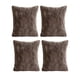 thumbnail image 1 of Pack De 4 Fundas De Cojin Con Relieve 45x45cm Marron, 1 of 4