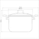 thumbnail image 2 of Caldero Antiadherente Tramontina Paris De 24 Cm De Plomo, 2 of 5