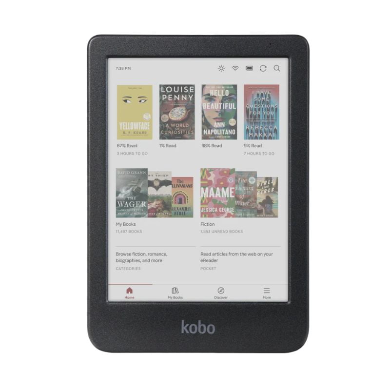 Lector E Reader Kobo Clara Colour Hd 6"" - 16Gb - Negro