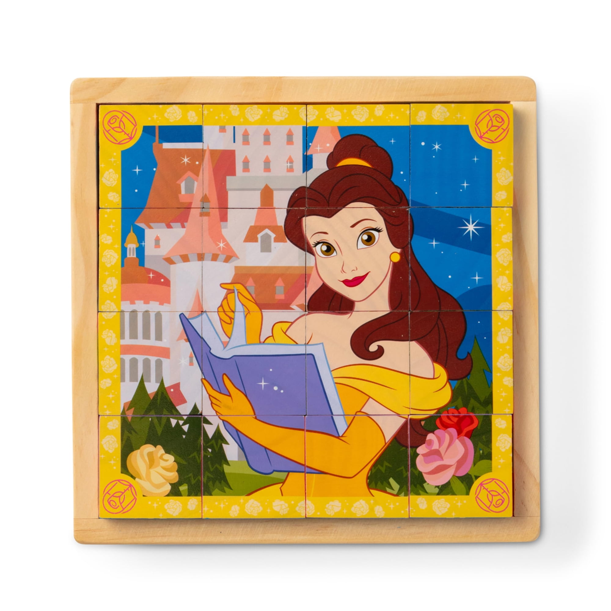 Bloques De Rompecabezas De Madera Melissa & Doug Princesas Disney