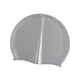 thumbnail image 4 of Gorro De Natación De Color Puro, Gorro De Natación De Silicona Para Deportes Acuáticos, Navegación, Pelo Largo, Gris, 4 of 5