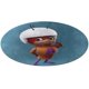 thumbnail image 1 of Hormiga Atómica Alfombra Redonda de Felpa Coral, Antideslizante, No Desprende Pelusas, Lavable y Duradera para Salón, Dormitorio y Habitación de Niños 60cm, 1 of 6