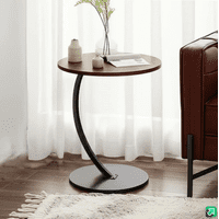 Genérico - Mesa De Centro Lateral Living Vanguardia Madera Natural