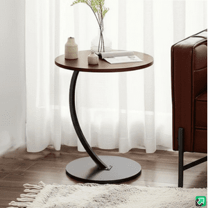 Genérico - Mesa De Centro Lateral Living Vanguardia Madera Natural