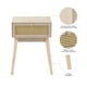 thumbnail image 5 of Velador Rejilla 1 Cajón Patas Largas Café, 5 of 6