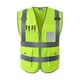 thumbnail image 3 of Chaleco Reflectante Verde Brillante XXL, 3 of 3