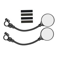 Magideal - Par De Espejos Laterales Para Bicicleta De Carretera, Espejos Retrovisores Acrílicos Para Manillar, Accesorios De Seguridad Para Ciclismo