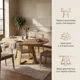 thumbnail image 2 of Mesa Comedor Isidora Extendible 110-150cm Con Almacenamiento Marrón Claro, 2 of 8