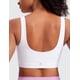 thumbnail image 4 of Sujetador deportivo CRZ YOGA Butterluxe, espalda en U, cuello redondo, acolchado, blanco, 4 of 5
