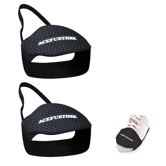 Protector de calzado para moto BoAn, almohadilla para cambio, 2 piezas, negro