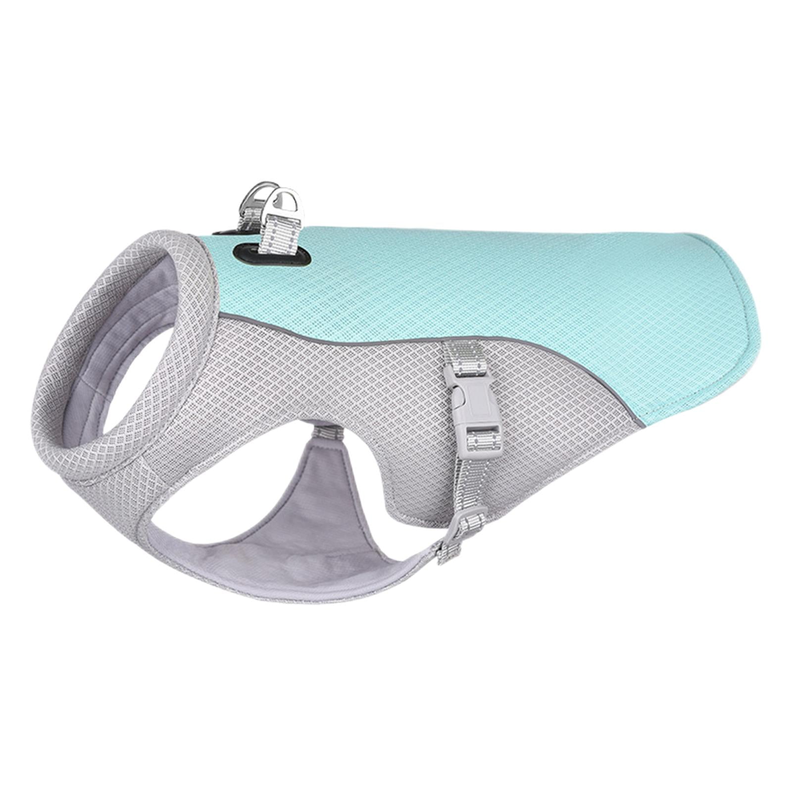 Cooler Jacket Pet Dog Cooling Vest Arnés Para Cachorros Perros Pequeños, Medianos Y Grandes Azul XXXL