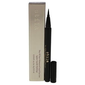 Stila - Delineador De Ojos Líquido Resistente Al Agua Stay All Day - Cuarzo Ahumado Intenso De Para Mujeres - Delineador De Ojos De 0,016 Oz
