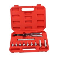 Ioensy - Juego De Herramientas De Instalación Y Removedor De Sellos De Vástago De Válvulas Juego De Herramientas De Desmontaje De Válvulas Plateadas